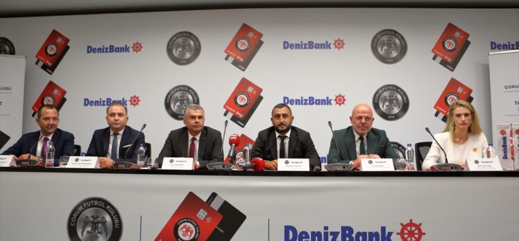 Çorum FK, DenizBank ile taraftar kart sözleşmesi imzaladı