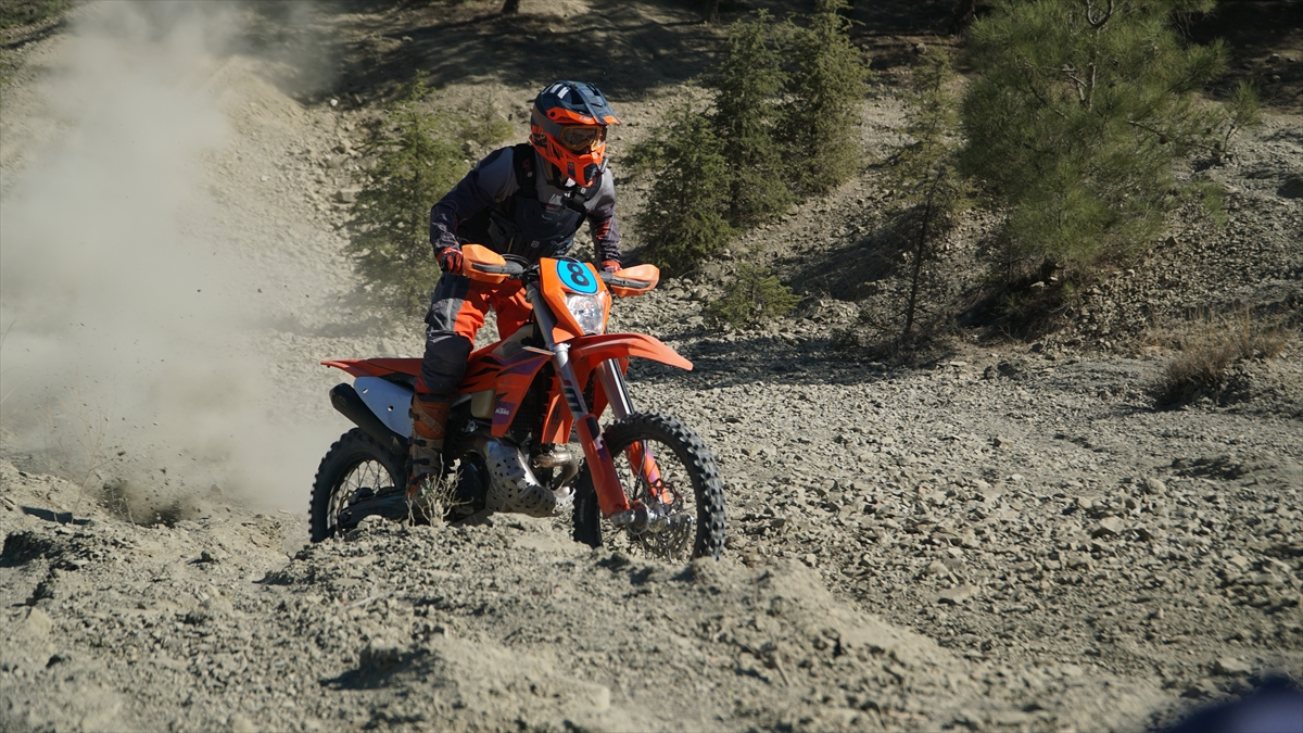 Çorum'da Enduro Motosiklet Yarışları yapıldı