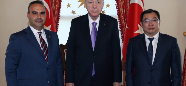 Cumhurbaşkanı Erdoğan, Chery International Başkanı Zhang Guibing'i kabul etti