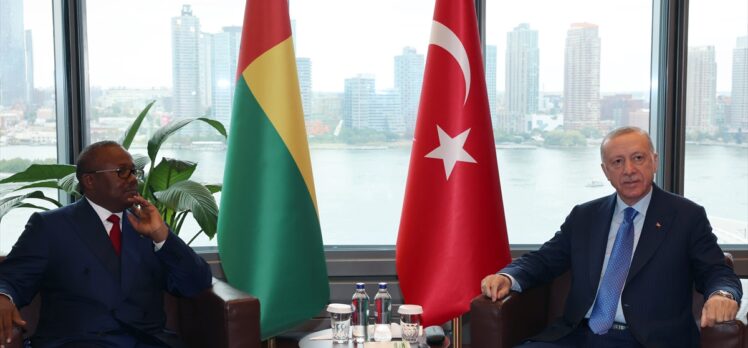 Cumhurbaşkanı Erdoğan, Gine Bissau Cumhurbaşkanı Embalo ile görüştü