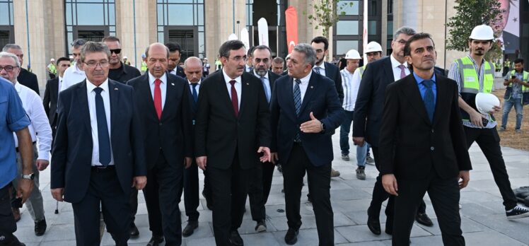 Cumhurbaşkanı Yardımcısı Yılmaz, KKTC Cumhurbaşkanı Tatar ile görüştü: