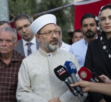 Diyanet İşleri Başkanı Erbaş, İsrail askerlerince katledilen Ayşenur Ezgi Eygi'nin ailesini ziyaret etti: