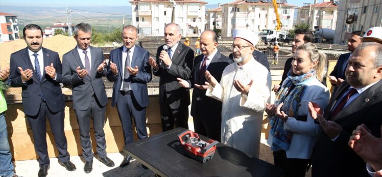 Diyanet İşleri Başkanı Erbaş, Kastamonu'da Kur'an kursu temel atma töreninde konuştu: