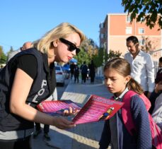 Edirne'de “Güvenli eğitim” uygulaması ebeveyn polislere emanet