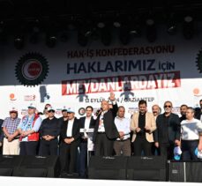 HAK-İŞ Genel Başkanı Arslan, Gaziantep'te “Halklarımız İçin Meydanlardayız” mitinginde konuştu: