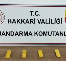 Hakkari'de gümrük kaçağı 6 kilogram külçe altın ele geçirildi