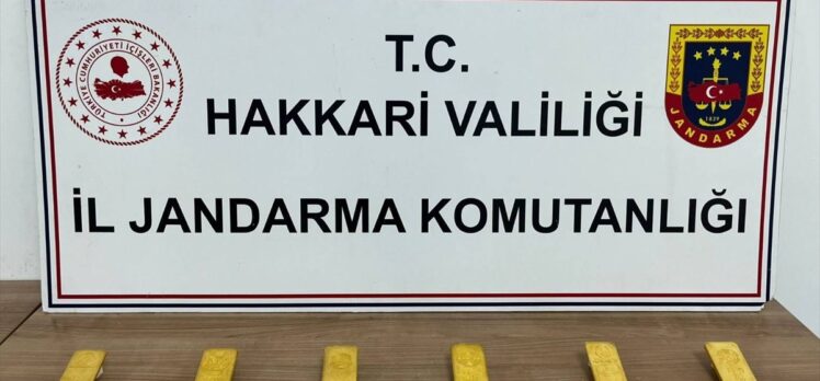 Hakkari'de gümrük kaçağı 6 kilogram külçe altın ele geçirildi