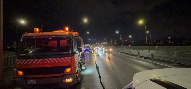 Haliç Köprüsü’ndeki trafik kazasında 1 kişi öldü