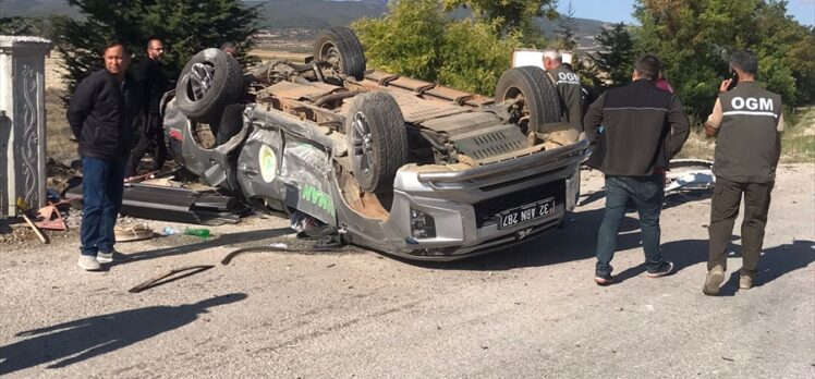 Isparta'da zincirleme trafik kazasında 5 kişi yaralandı