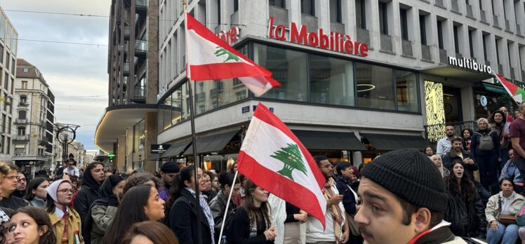 İsrail'in Gazze ve Lübnan'a yönelik saldırıları Cenevre'de protesto edildi