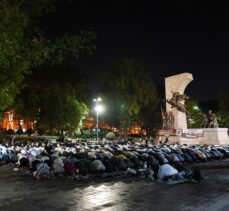 İstanbul'da Filistinliler için dua edildi