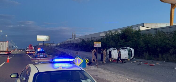 Kuzey Marmara Otoyolu’ndaki trafik kazasında 1 kişi öldü, 5 kişi yaralandı