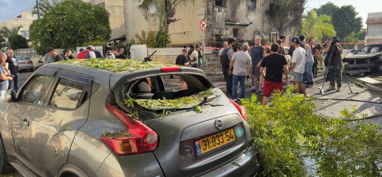 Lübnan'dan İsrail'in kuzeyinde Hayfa ve Nasıra kenti çevresine bir dizi roket atıldı