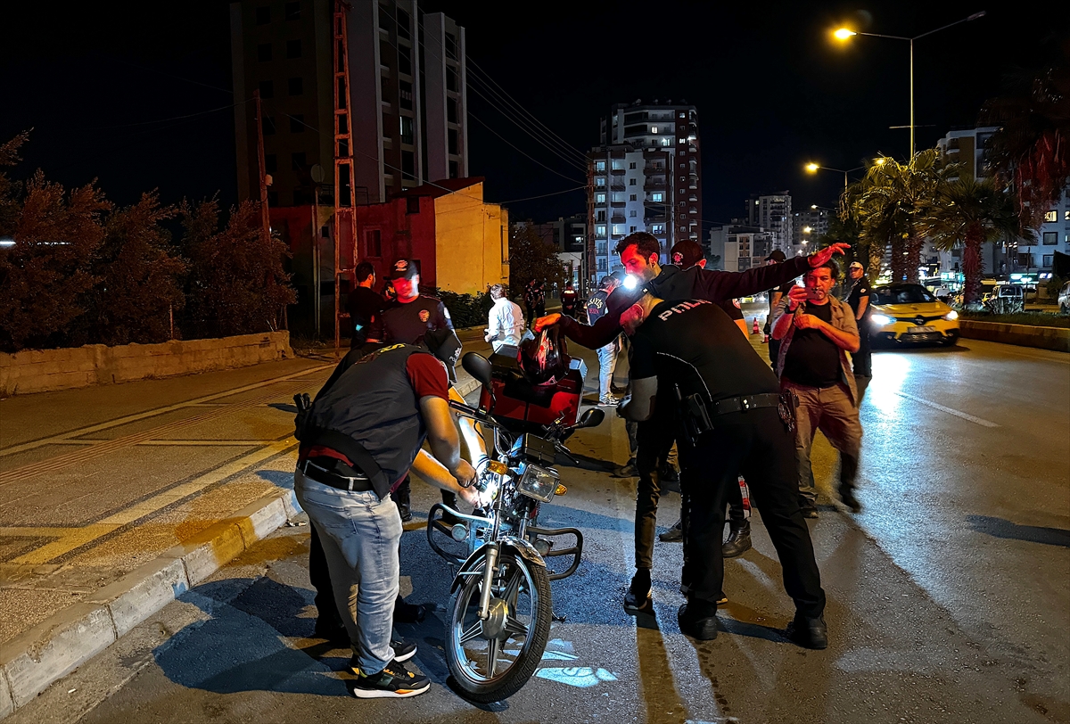 Mersin'de motosiklet sürücülerine yönelik “şok uygulaması” başlatıldı