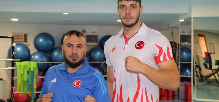 Milli sporcu Osman Furkan, muaythaide üçüncü Avrupa şampiyonluğunu hedefliyor