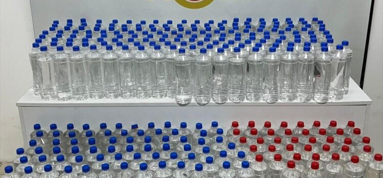 Samsun'da 320 litre etil alkol ele geçirildi