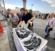 Samsun'da hamsinin kilogramı 200, palamudun tanesi 50 liradan satılıyor