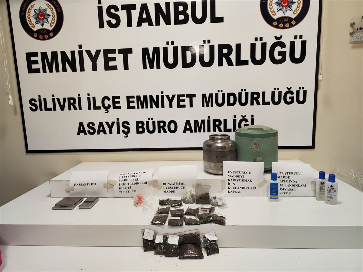 Silivri'de 2 ayrı uyuşturucu operasyonu kapsamında 6 şüpheli tutuklandı