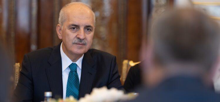 TBMM Başkanı Kurtulmuş, St. Petersburg Yasama Meclisi Başkanı Belskiy ile görüştü