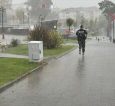 Tekirdağ'da sağanak etkili oluyor