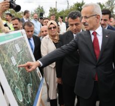 Ulaştırma ve Altyapı Bakanı Uraloğlu, Samsun'daki yol çalışmalarını inceledi: