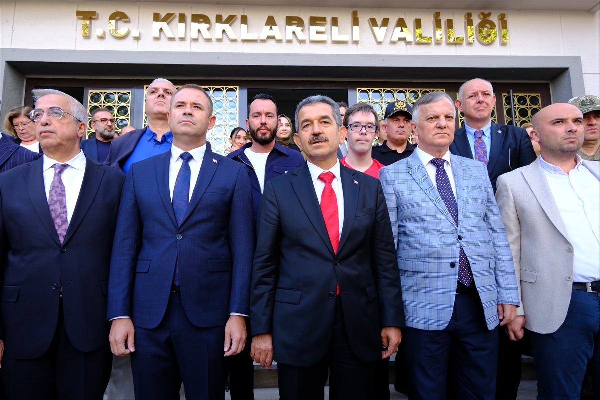 Vali Birol Ekici Kırklareli'nden törenle uğurlandı