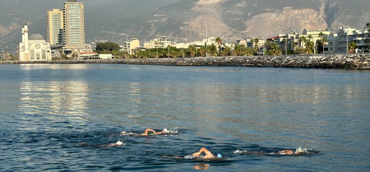 4. İskenderun Körfezi Açık Deniz Yüzme Maratonu sona erdi