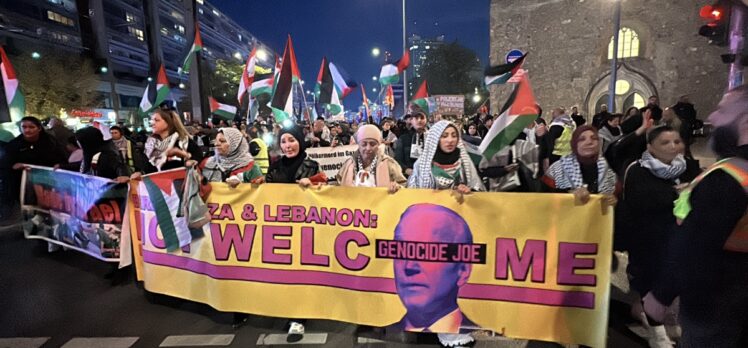 ABD Başkanı Biden, Berlin ziyaretinde protesto edildi