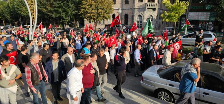 Afyonkarahisar ve Aksaray'da Filistin'e destek yürüyüşü düzenlendi