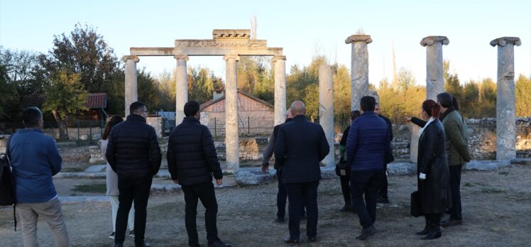 Aizanoi Antik Kenti'nde aydınlatma çalışmaları tamamlandı