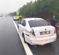 Anadolu Otoyolu'nda kaza yapan aracından inen sürücü otomobilin çarpması sonucu öldü