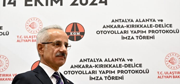 Ankara-Kırıkkale-Delice ve Antalya-Alanya otoyol projelerinin yapımı için imzalar atıldı