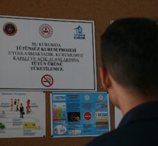 Bayburt'ta “Tütünsüz Kurum Projesi”yle açık alanda da pasif içiciliğin önüne geçiliyor