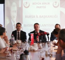 BBP Genel Başkan Yardımcısı Alfatlı, Bursa'da konuştu: