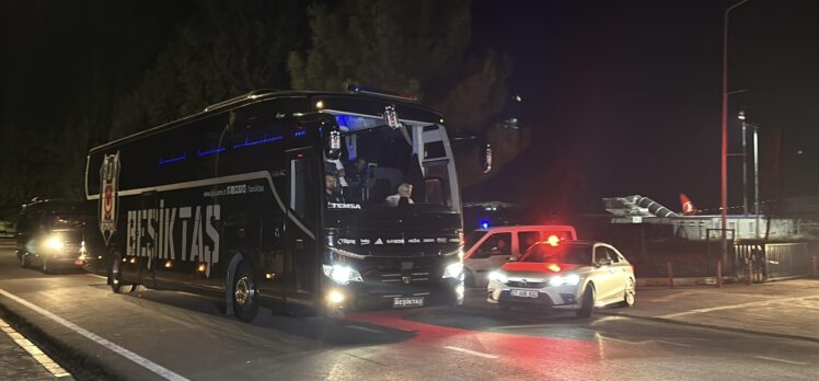 Beşiktaş kafilesi, Gaziantep'e geldi