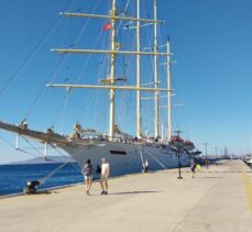 Bodrum'a gezinti gemisi “Star Clipper” ile 149 yolcu geldi