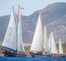 Bodrum'da tekneler “Kazanmaya Yelken Aç” temasıyla maviliklere yelken açıyor