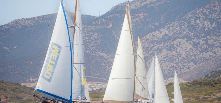 Bodrum'da tekneler “Kazanmaya Yelken Aç” temasıyla maviliklere yelken açıyor