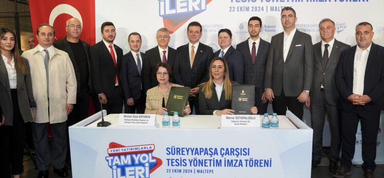 Boğaziçi Yönetim AŞ ile Maltepe Belediyesi arasında çarşı için protokol imzalandı