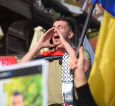 Bosna Hersek'te İsrail'in Gazze'ye saldırıları protesto edildi