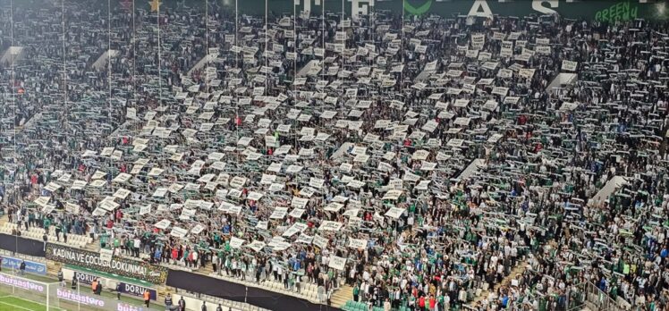 Bursaspor-Kahramanmaraşspor maçını 41 bin 570 taraftar izledi