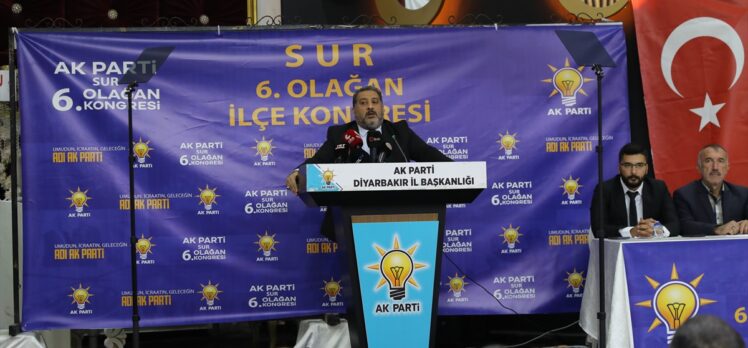 Çalışma ve Sosyal Güvenlik Bakanı Işıkhan, Diyarbakır'da AK Parti Yenişehir İlçe Kongresi'nde konuştu: