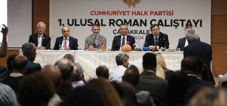 CHP Genel Başkanı Özel, Çanakkale'de 1. Ulusal Roman Çalıştayı'nda konuştu: