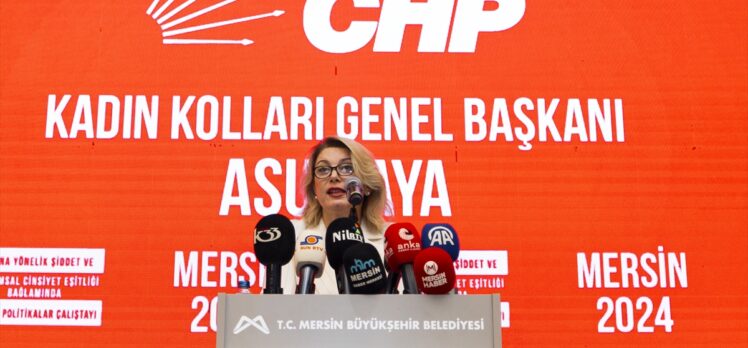 CHP'nin kadına yönelik şiddet ve sosyal politikalara ilişkin çalıştayı Mersin'de başladı