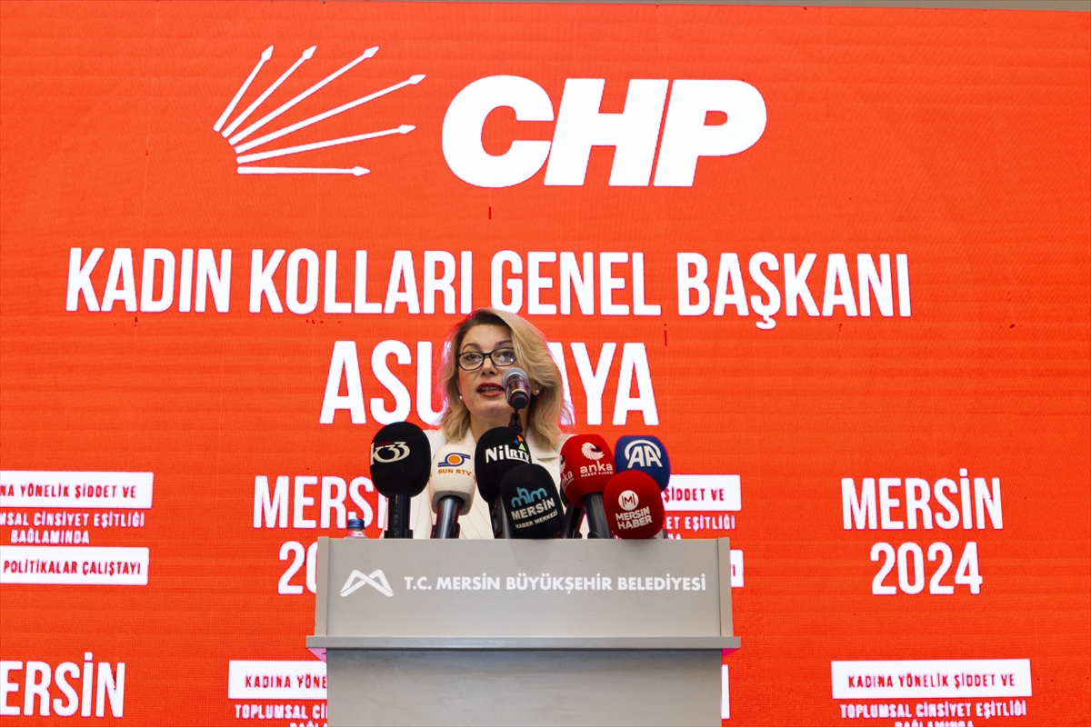 CHP'nin kadına yönelik şiddet ve sosyal politikalara ilişkin çalıştayı Mersin'de başladı