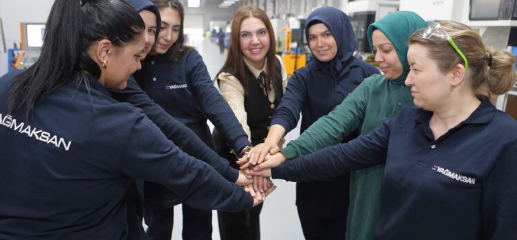 Çorum'da “ezber bozan” 7 kadın, CNC tezgahında yüksek hassasiyetli parçalar üretiyor