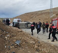 Çorum'da kovalamaca sırasında devrilen polis aracındaki 2 polis yaralandı