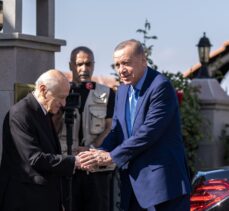 Cumhurbaşkanı Erdoğan, MHP Genel Başkanı Bahçeli ile görüştü