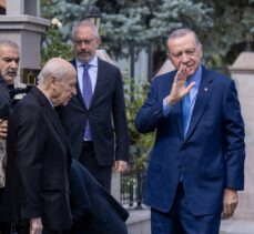 Cumhurbaşkanı Erdoğan, MHP Genel Başkanı Bahçeli'yi ziyaret etti