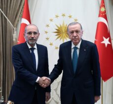 Cumhurbaşkanı Erdoğan, Ürdün Dışişleri Bakanı Safedi'yi kabul etti